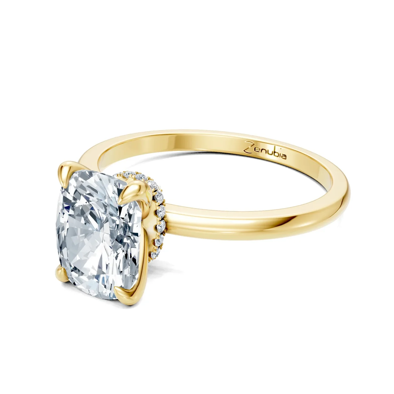 Zenubia_Schmuck_Winterthur_Verlobungsring_LOULOU_side_Gelbgold
