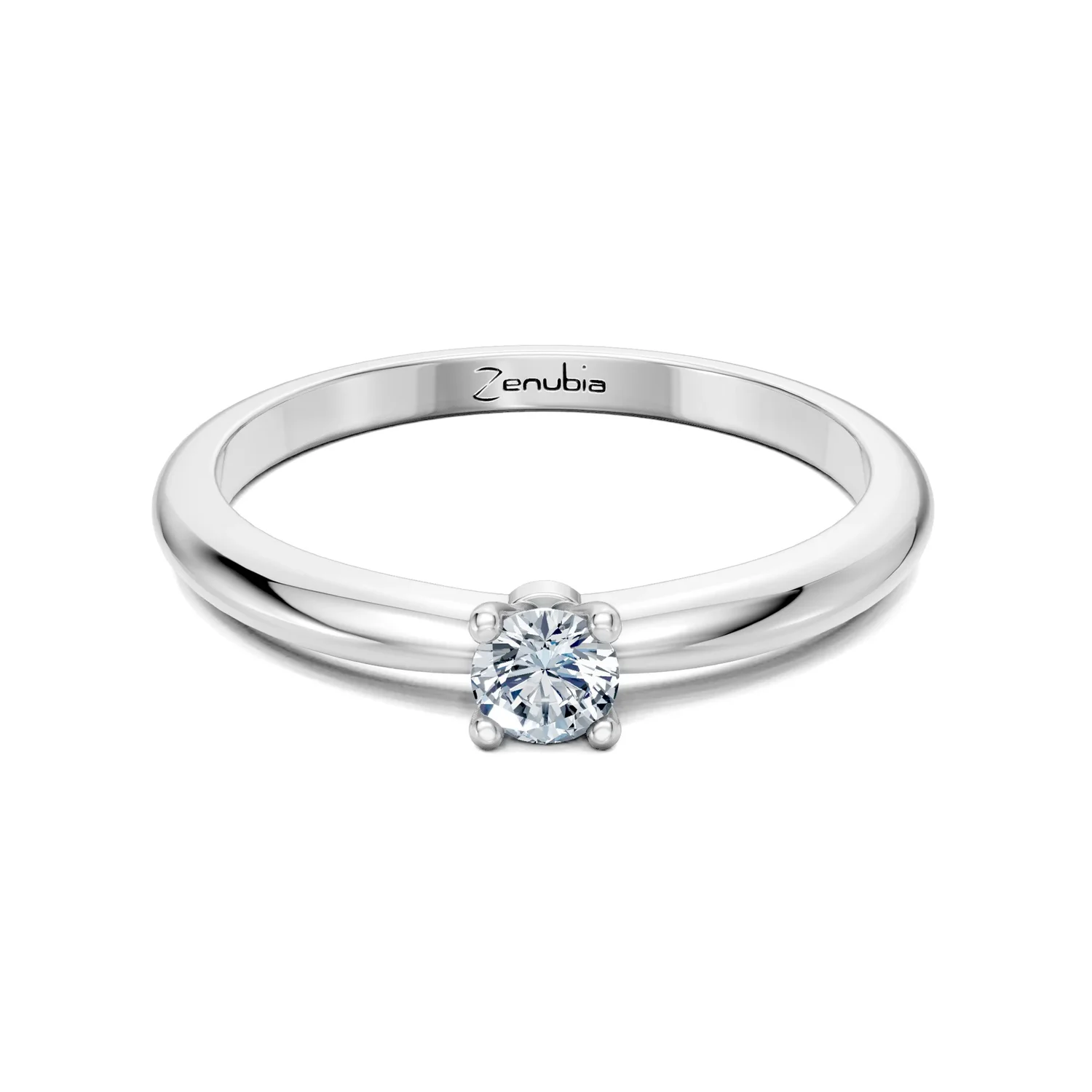 Zenubia_Schmuck_Winterthur_Verlobungsring_CINDY_front_Weissgold