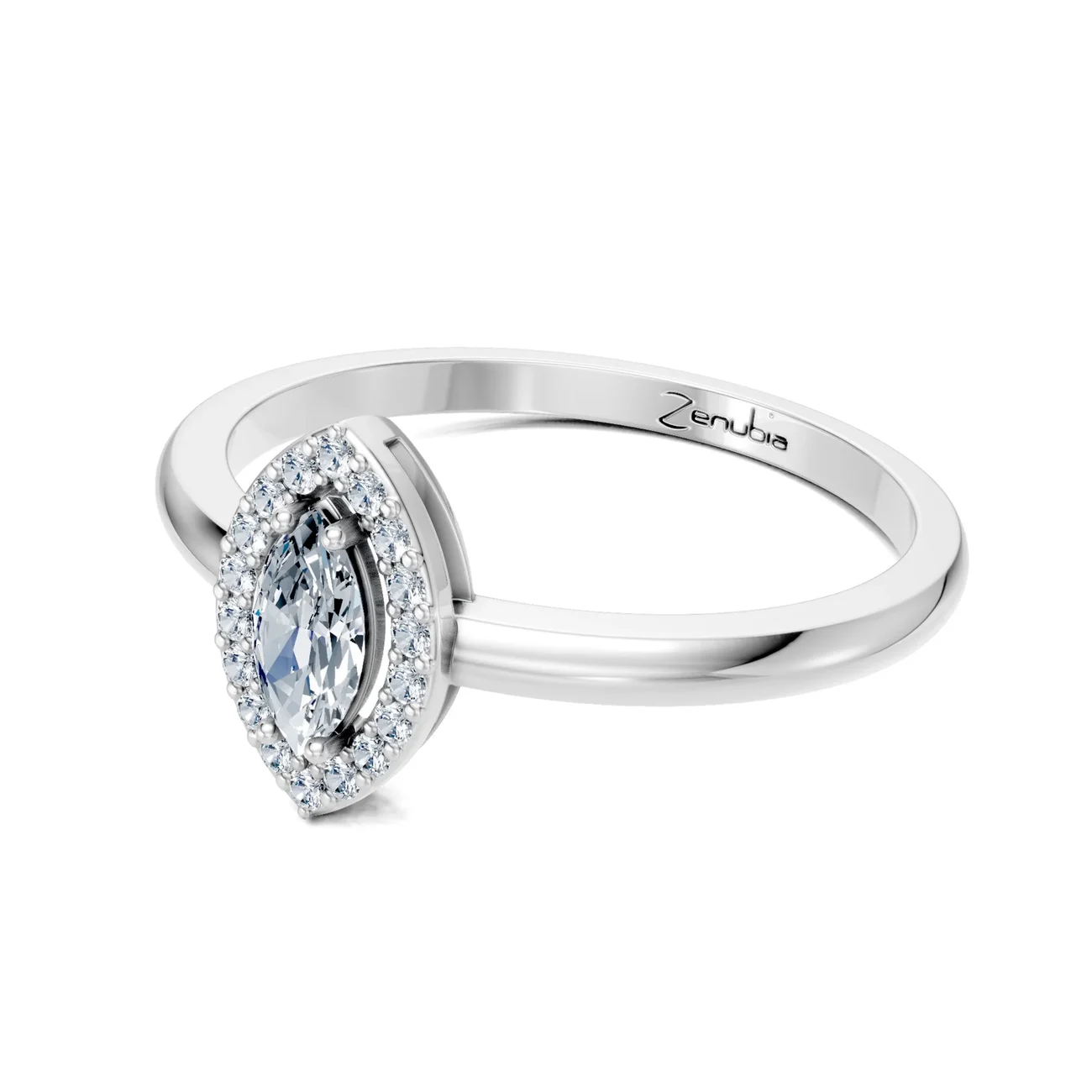 Zenubia_Schmuck_Winterthur_Verlobungsring_LEANA_side_Weissgold