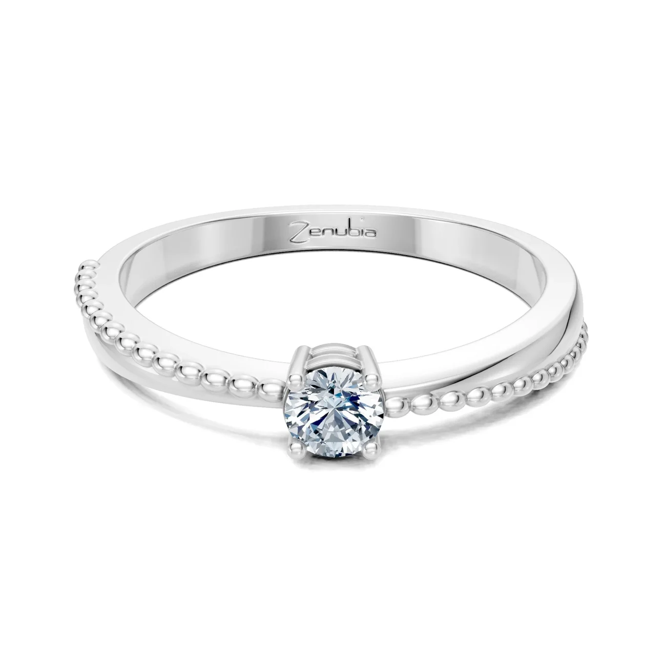 Zenubia_Schmuck_Winterthur_Verlobungsring_LILI_Weissgold_1