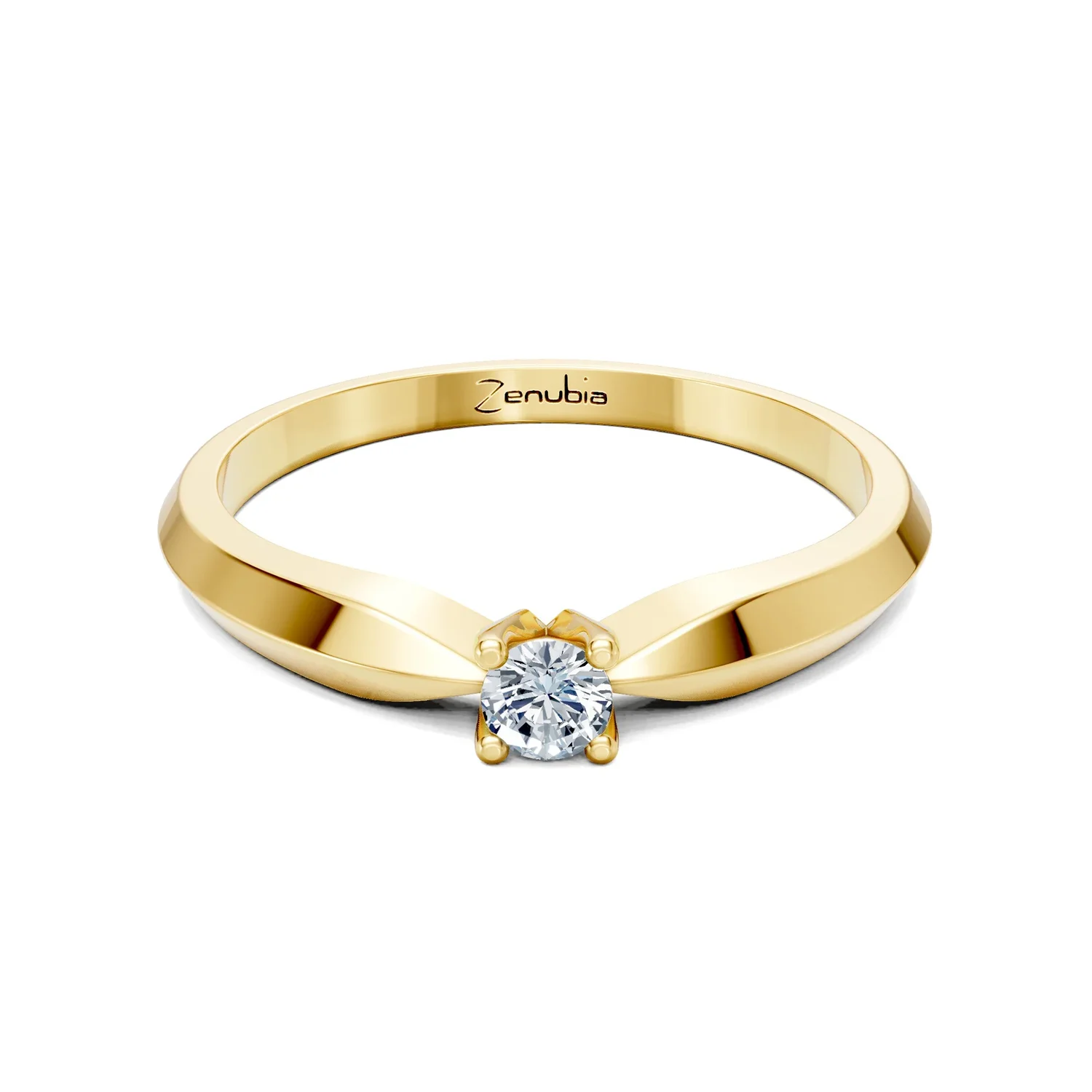 Zenubia_Schmuck_Winterthur_Verlobungsring_LINA_front_Gelbgold