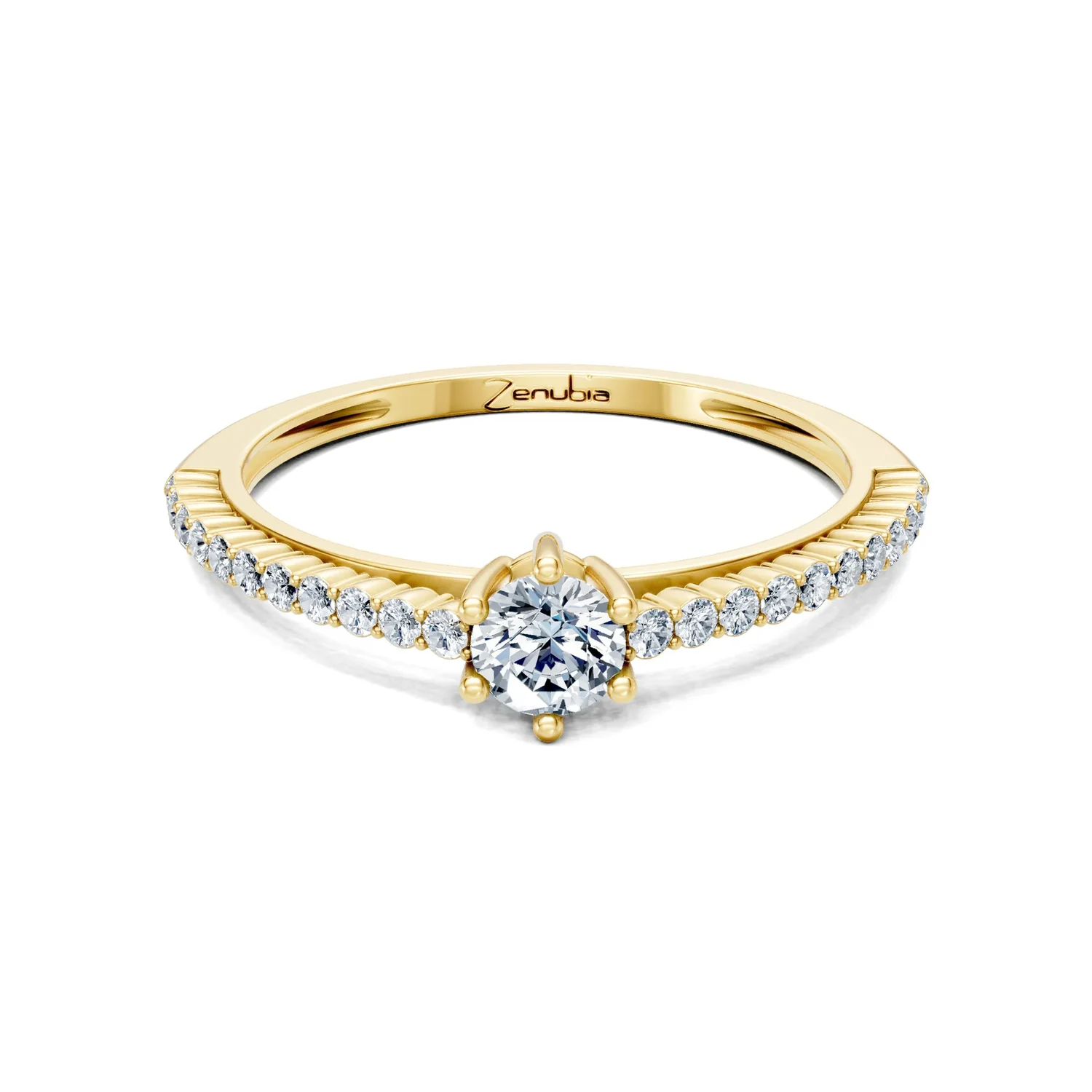 Zenubia_Schmuck_Winterthur_Verlobungsring_LIVANA_front_Gelbgold