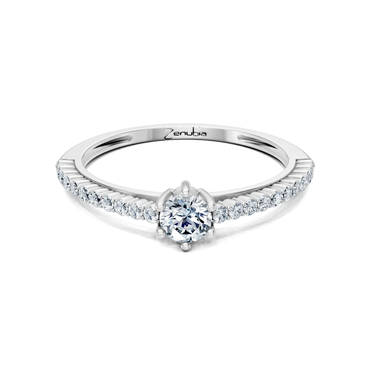 Zenubia_Schmuck_Winterthur_Verlobungsring_LIVANA_front_Weissgold