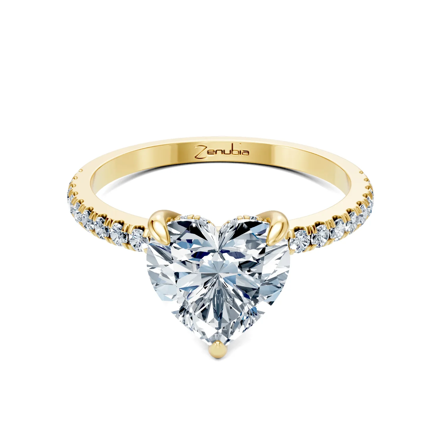 Zenubia_Schmuck_Winterthur_Verlobungsring_ZAZOU_front_Gelbgold