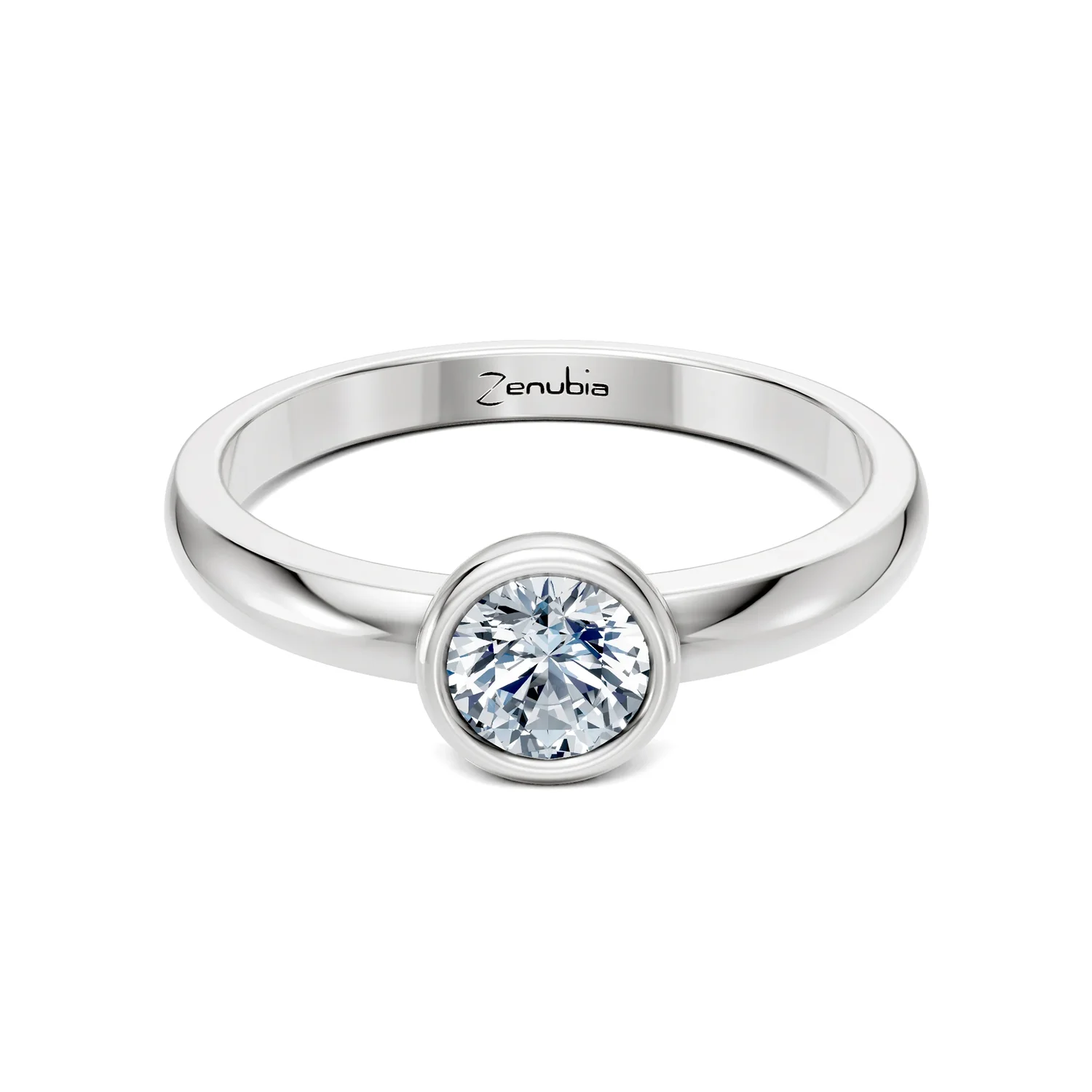 Zenubia_Schmuck_Winterthur_Verlobungsring_LEA_front_Weissgold