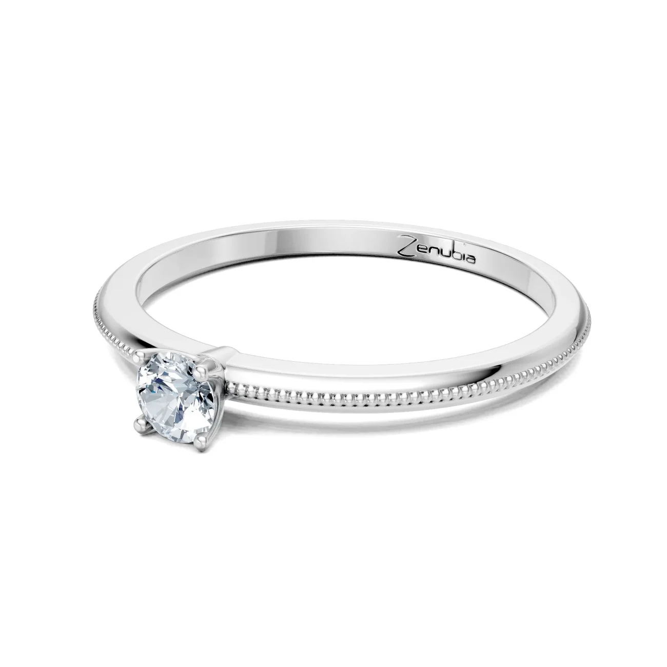Zenubia_Schmuck_Winterthur_Verlobungsring_LOANA_side_Weissgold