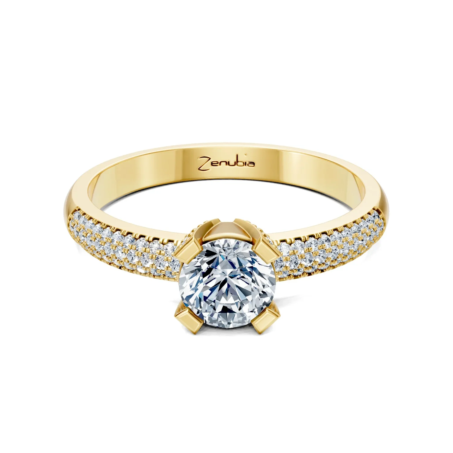 Zenubia_Schmuck_Winterthur_Verlobungsring_LORA_front_Gelbgold