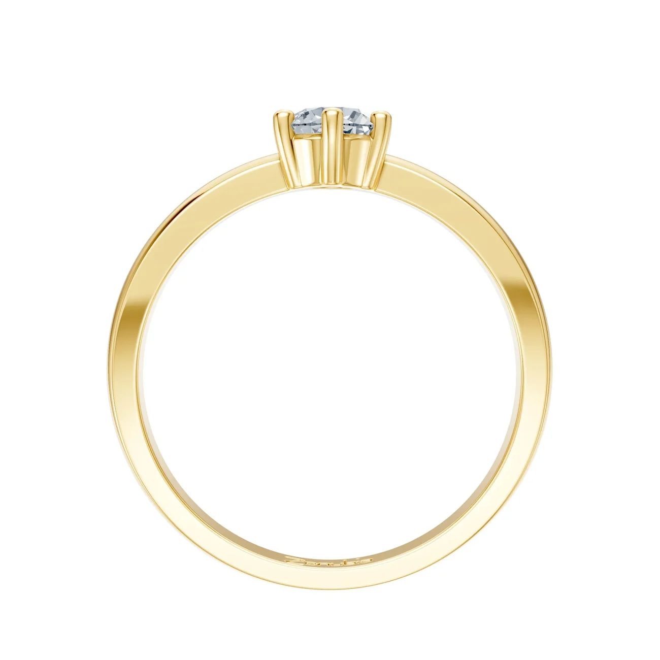 Zenubia_Schmuck_Winterthur_Verlobungsring_LUISA_stand_Gelbgold