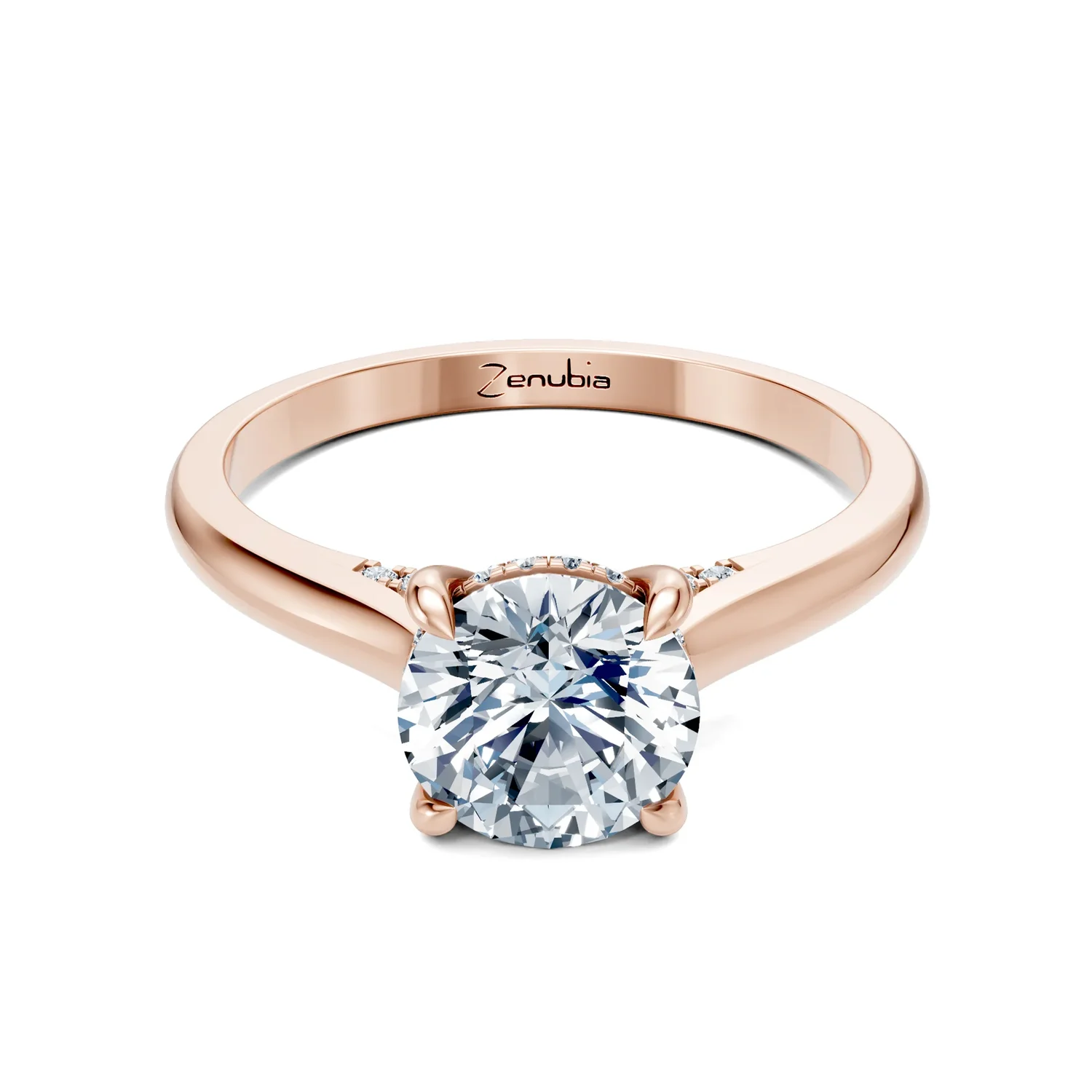 Zenubia_Schmuck_Winterthur_Verlobungsring_ZAINA_front_Rosegold