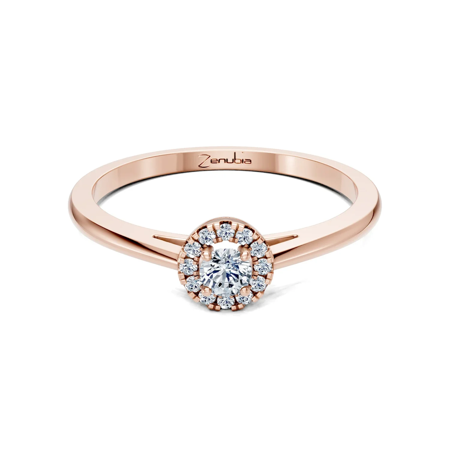 Zenubia_Schmuck_Winterthur_Verlobungsring_SELINA_front_Rosegold