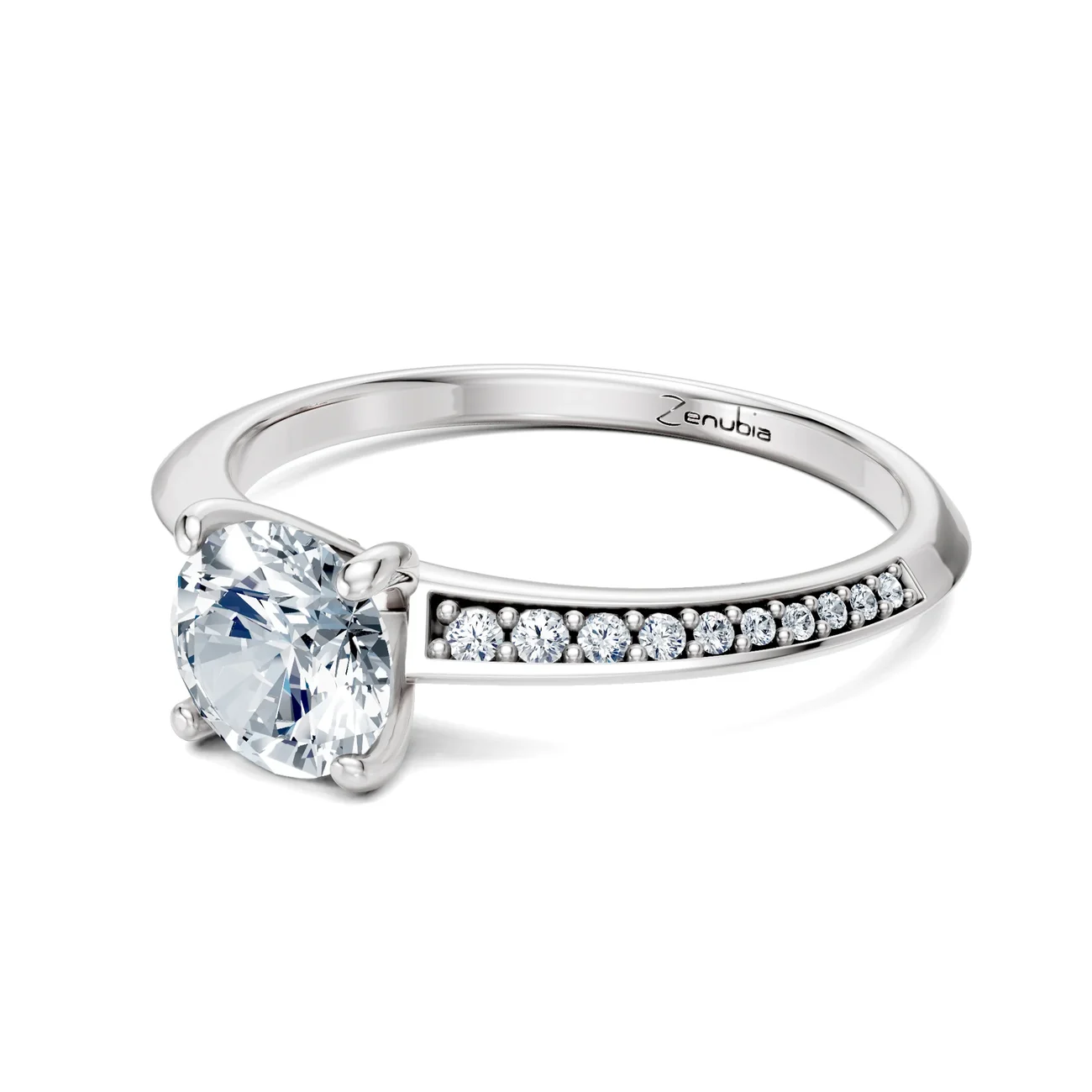 Zenubia_Schmuck_Winterthur_Verlobungsring_SABINA_side_Weissgold