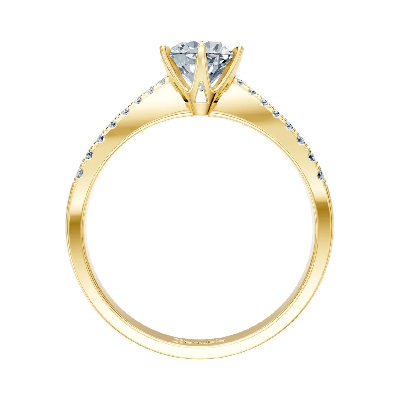 Zenubia_Schmuck_Winterthur_Verlobungsring_SANDRA_stand_Gelbgold