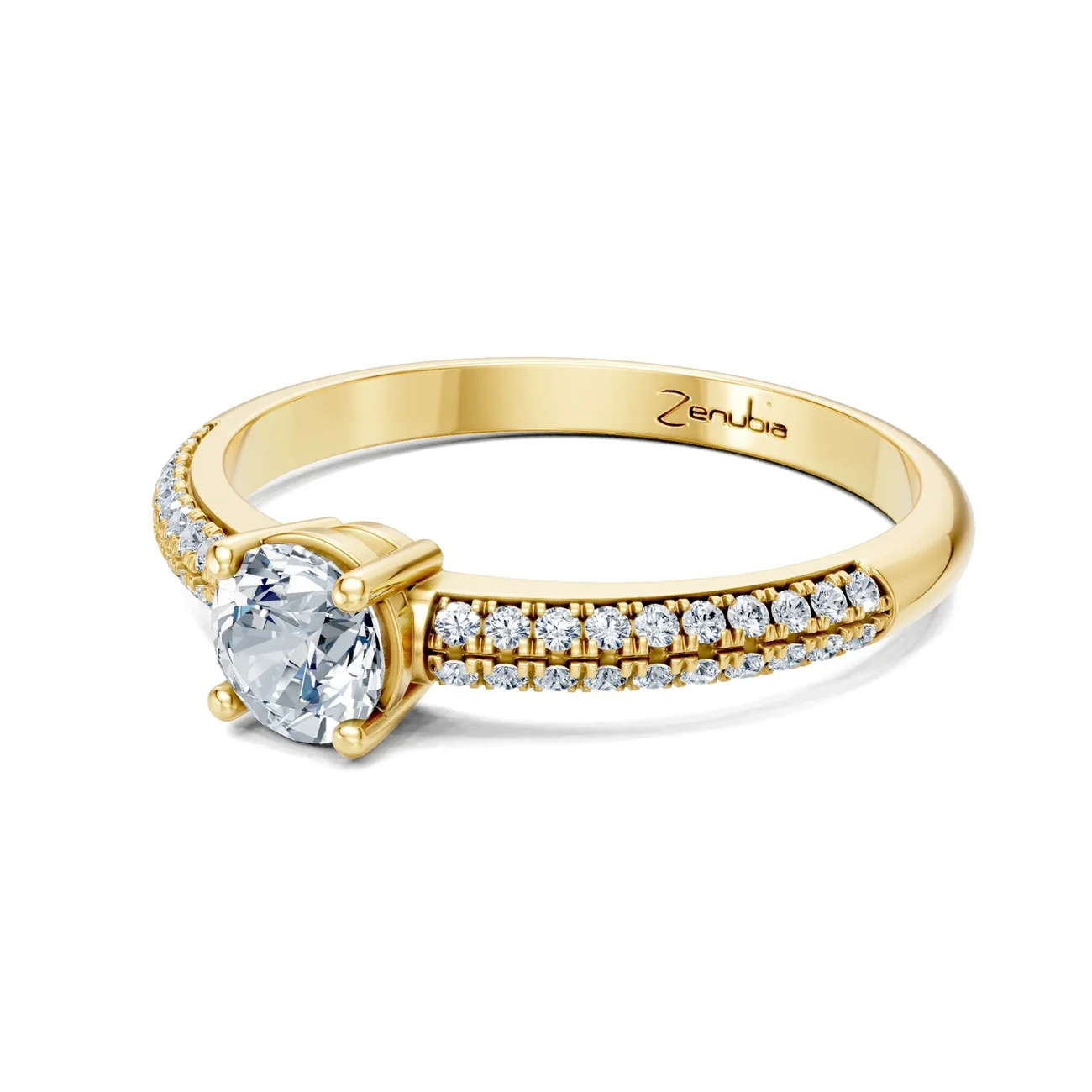 Zenubia_Schmuck_Winterthur_Verlobungsring_STEFANIA_side_Gelbgold