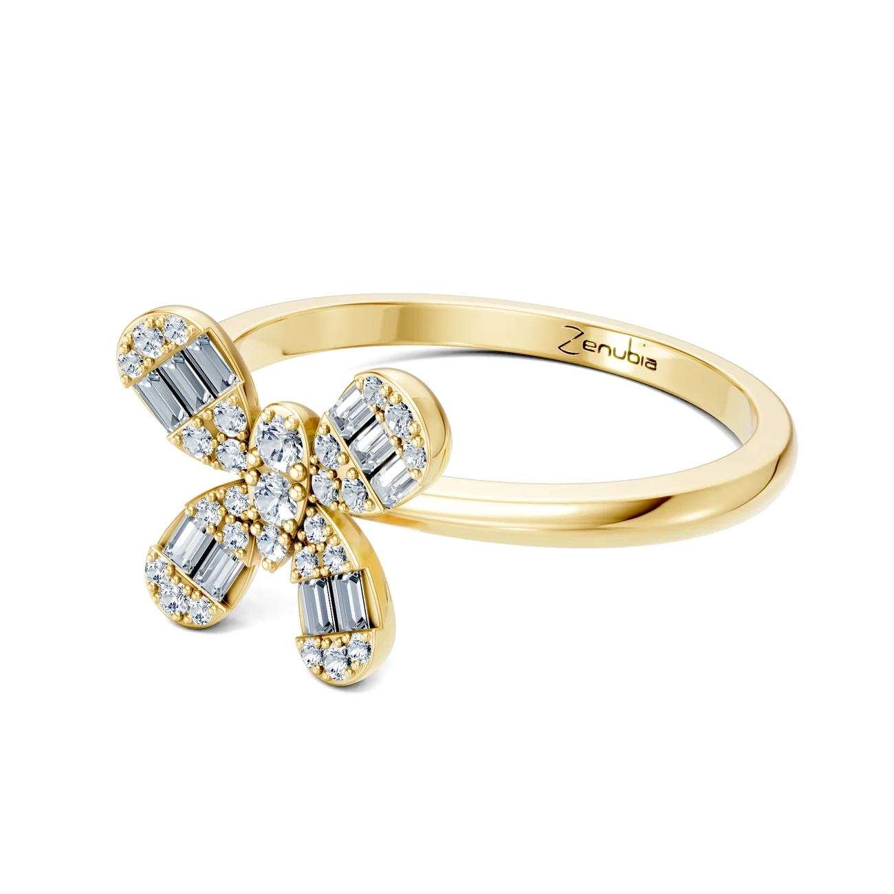 Zenubia_Schmuck_Winterthur_Verlobungsring_MADONNA_side_Gelbgold
