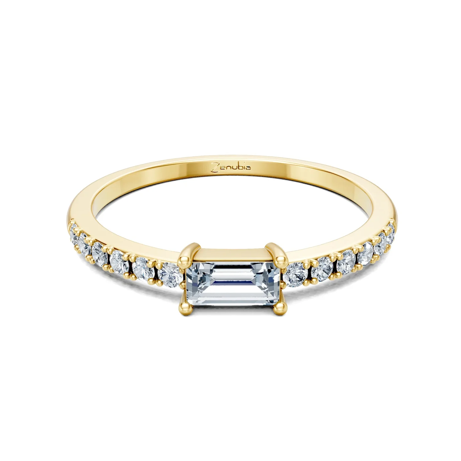 Zenubia_Schmuck_Winterthur_Verlobungsring_MAGGY_front_Gelbgold