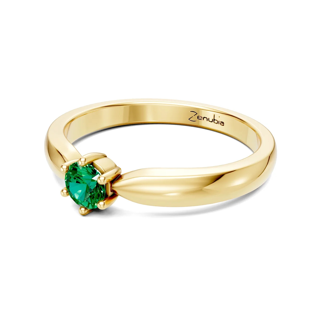 Zenubia_Schmuck_Winterthur_Verlobungsring_MAIA_side_Gelbgold