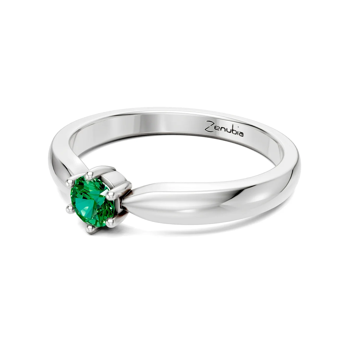 Zenubia_Schmuck_Winterthur_Verlobungsring_MAIA_side_Weissgold