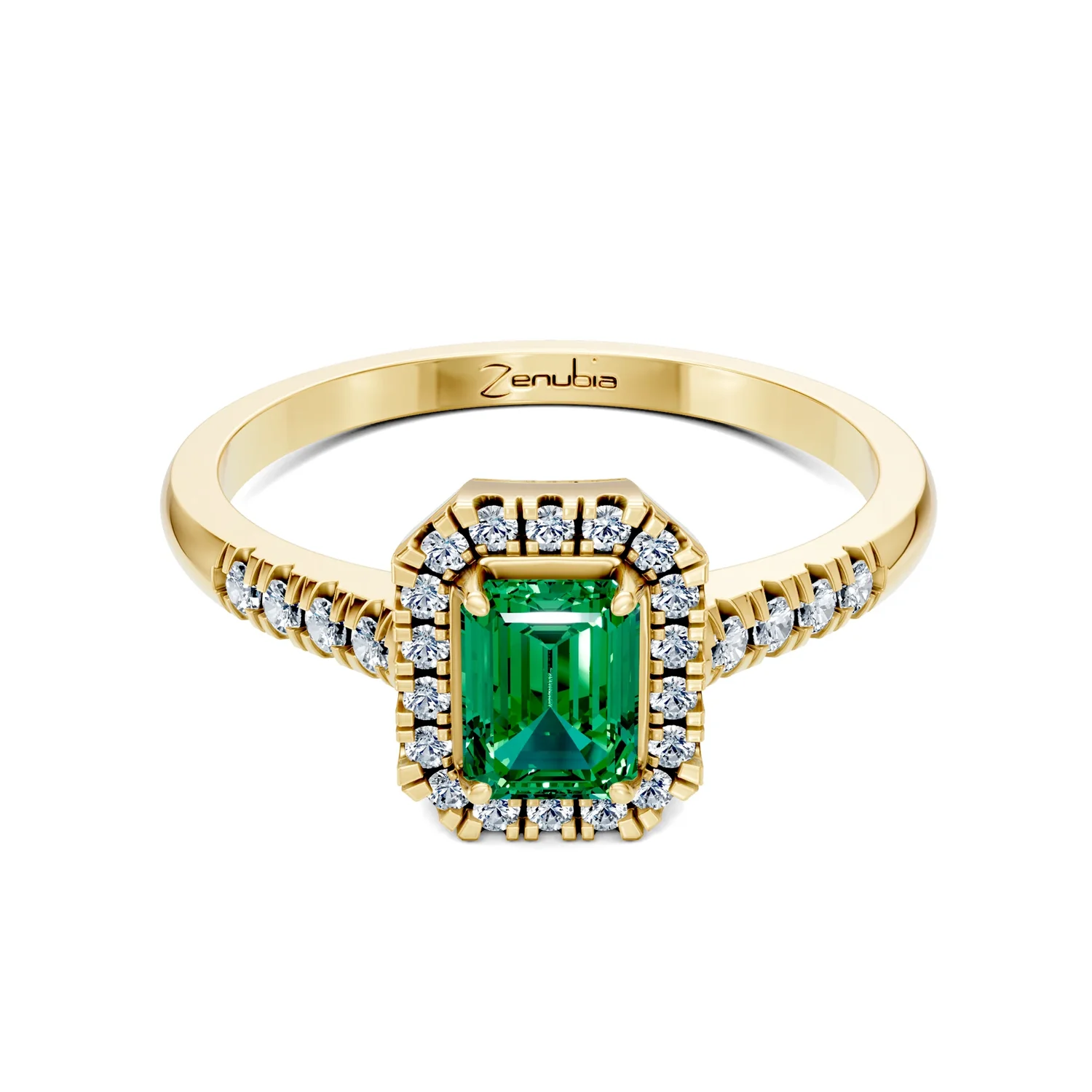 Zenubia_Schmuck_Winterthur_Verlobungsring_MALAIKA_front_Gelbgold