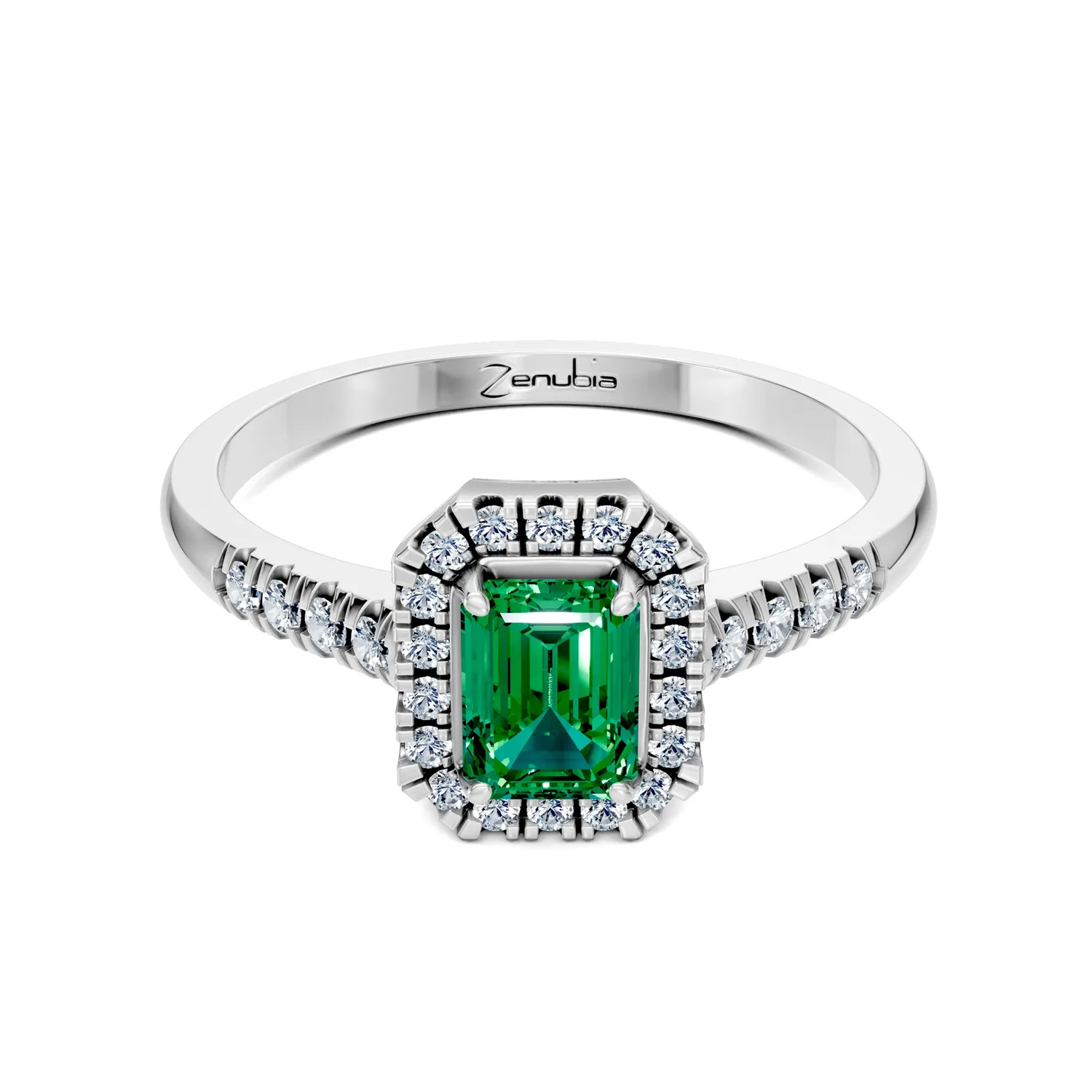 Zenubia_Schmuck_Winterthur_Verlobungsring_MALAIKA_front_Weissgold