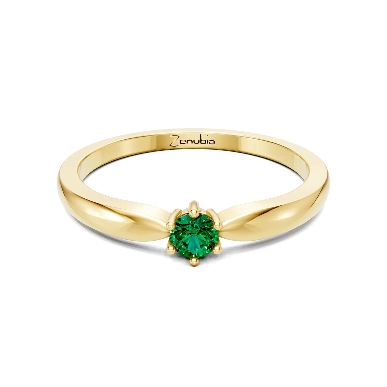 Zenubia_Schmuck_Winterthur_Verlobungsring_MANUELA_front_Gelbgold