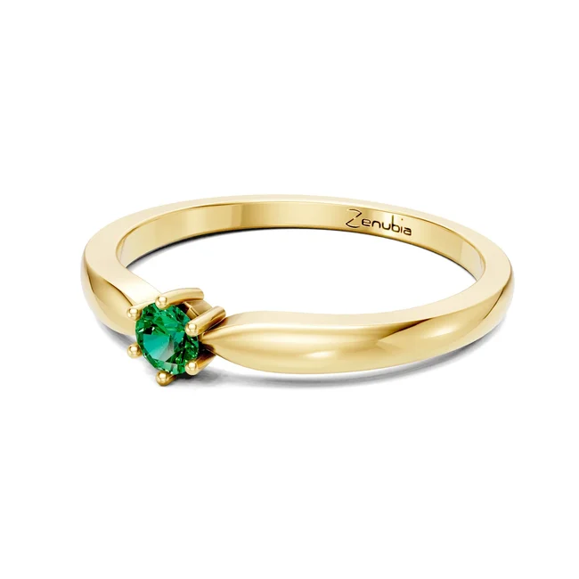 Zenubia_Schmuck_Winterthur_Verlobungsring_MANUELA_side_Gelbgold