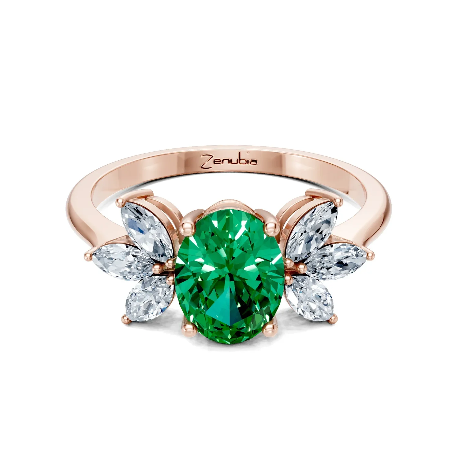 Zenubia_Schmuck_Winterthur_Verlobungsring_ELENA_front_Rosegold