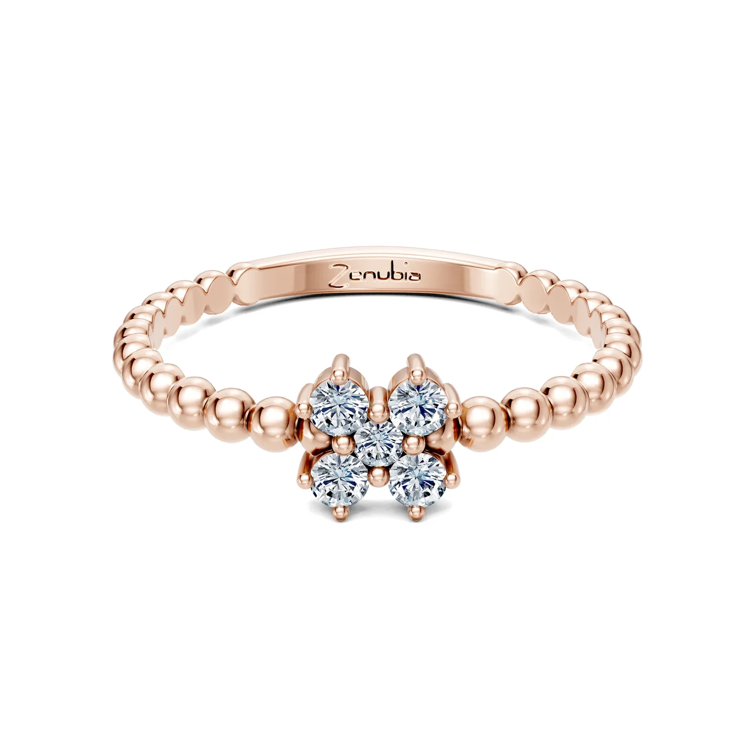 Zenubia_Schmuck_Winterthur_Verlobungsring_ELIN_front_Rosegold