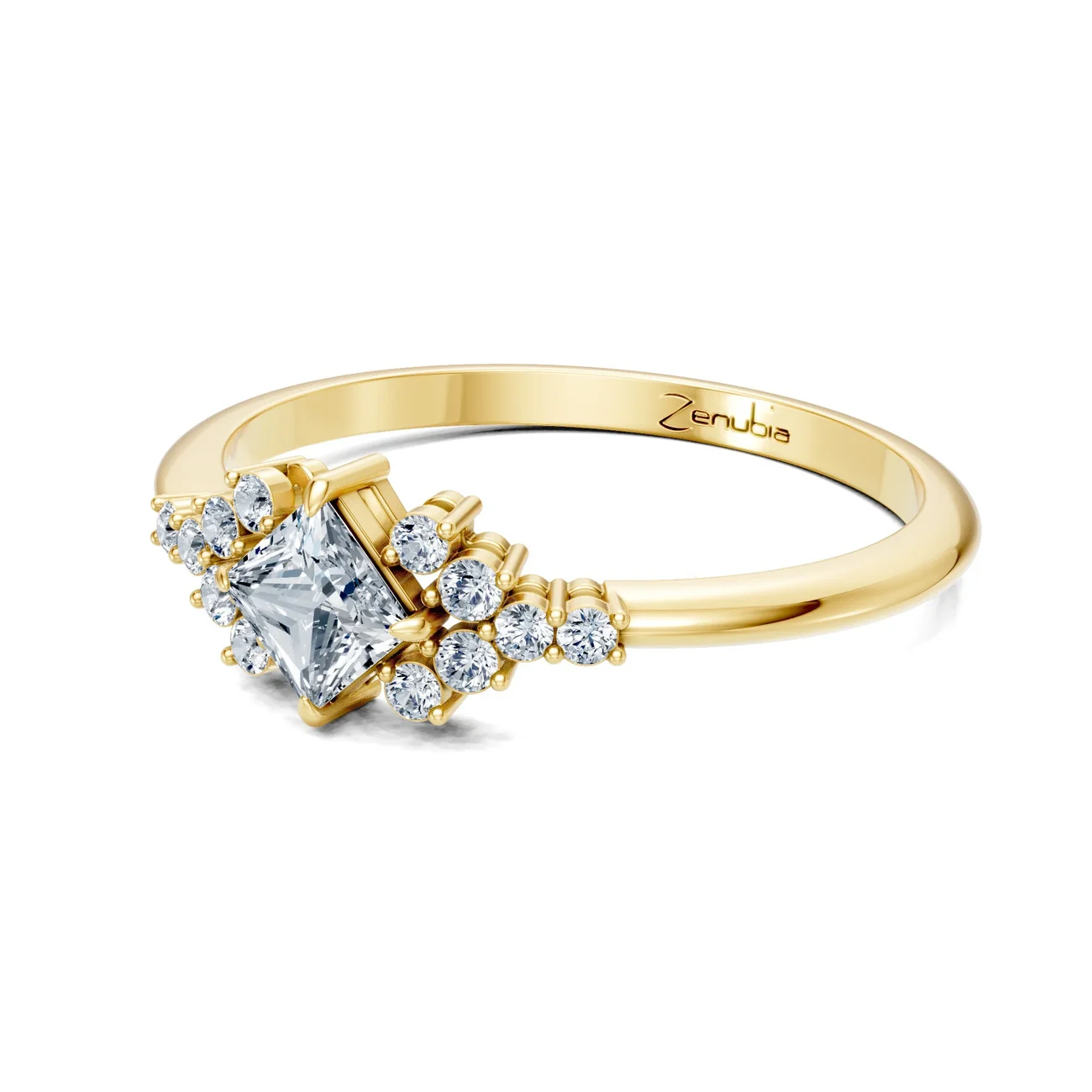 Zenubia_Schmuck_Winterthur_Verlobungsring_EMILY_side_Gelbgold