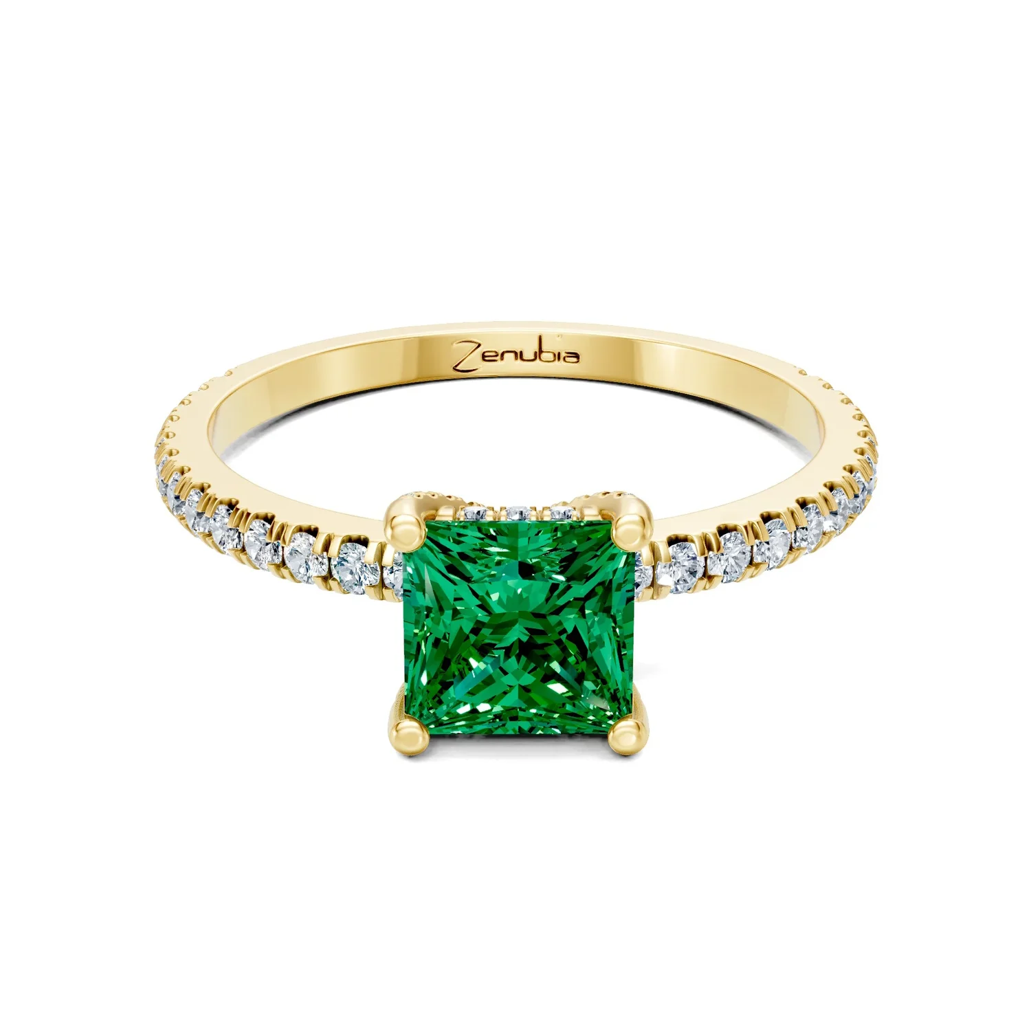 Zenubia_Schmuck_Winterthur_Verlobungsring_ROMY_front_Gelbgold