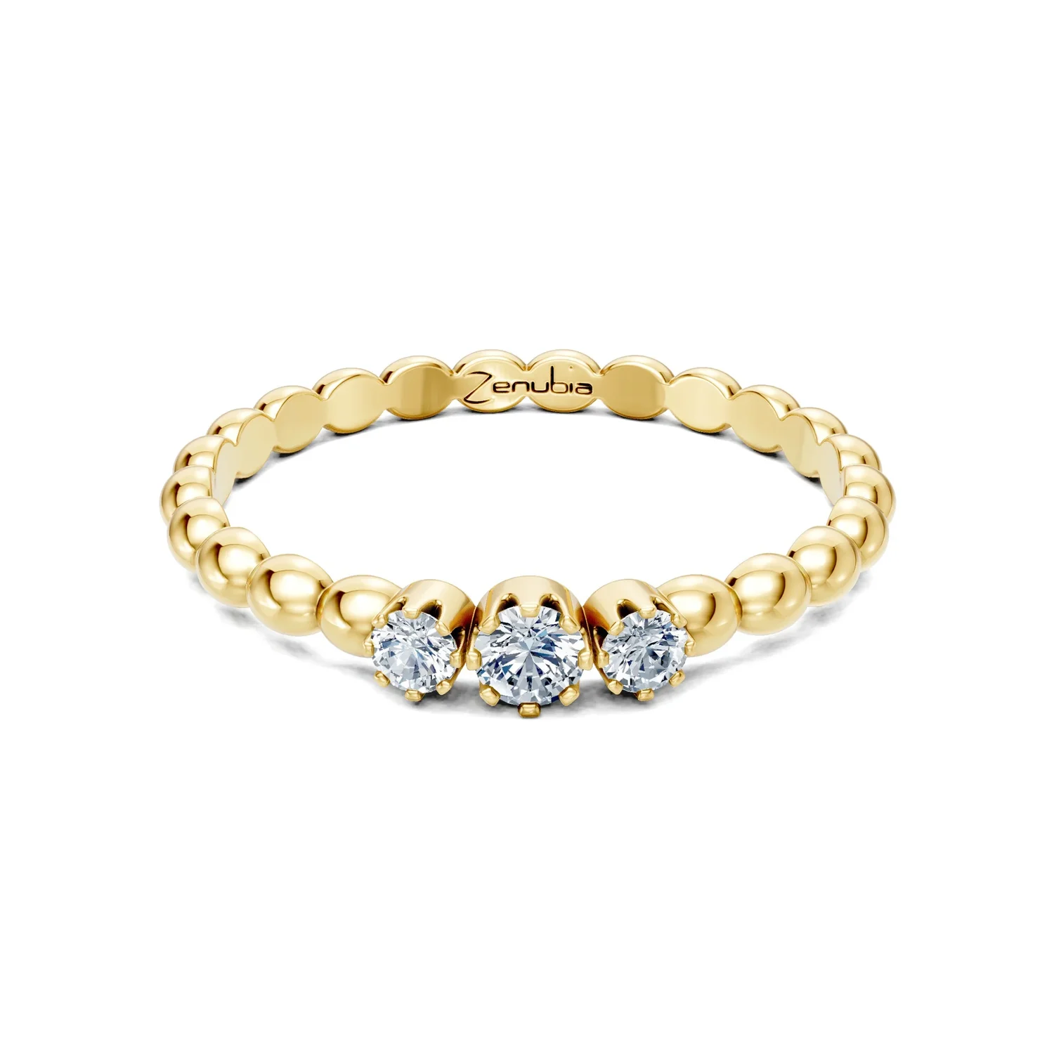 Zenubia_Schmuck_Winterthur_Verlobungsring_RONJA_front_Gelbgold