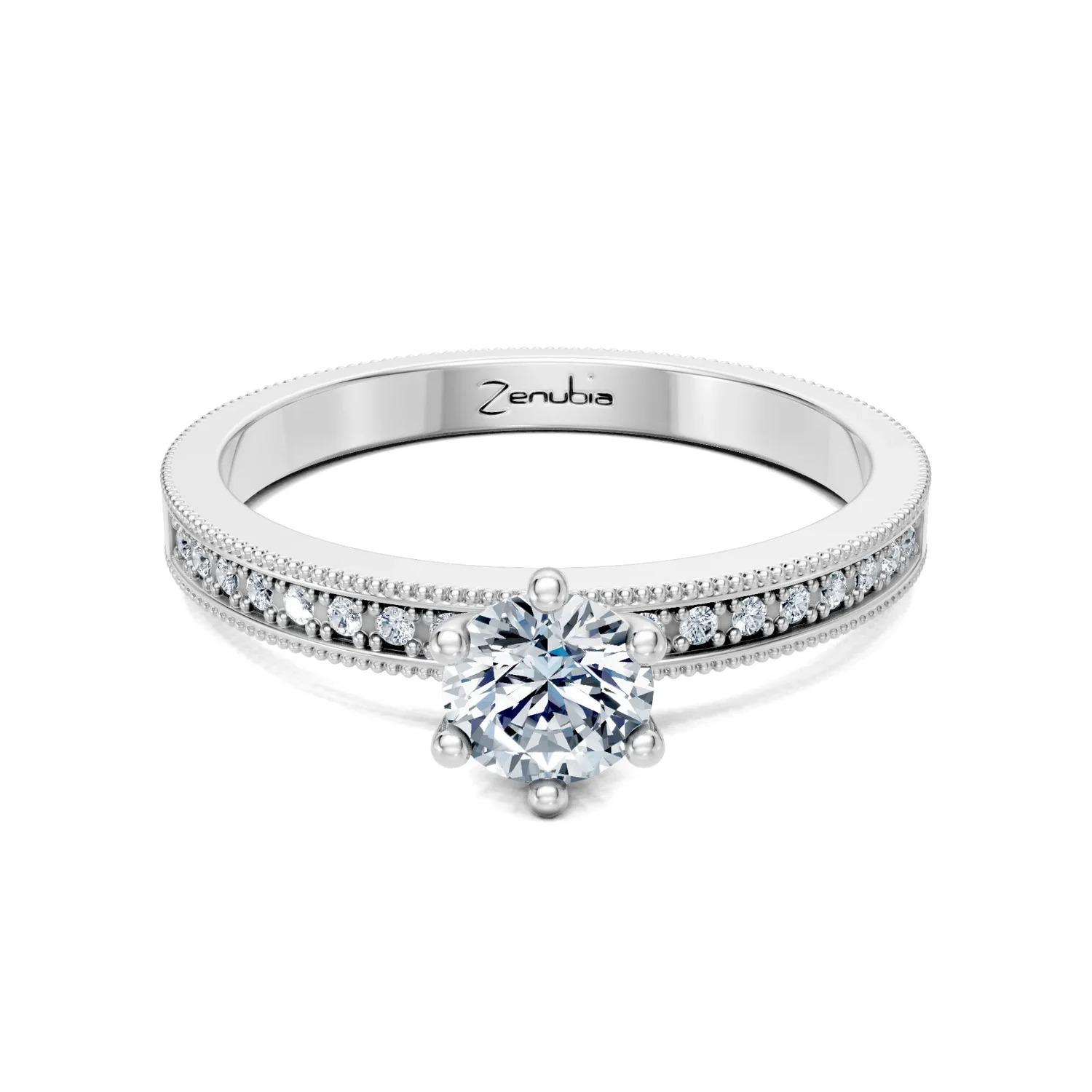 Zenubia_Schmuck_Winterthur_Verlobungsring_FABIENNE_front_Weissgold