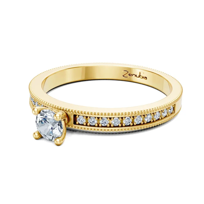 Zenubia_Schmuck_Winterthur_Verlobungsring_FARINA_side_Gelbgold