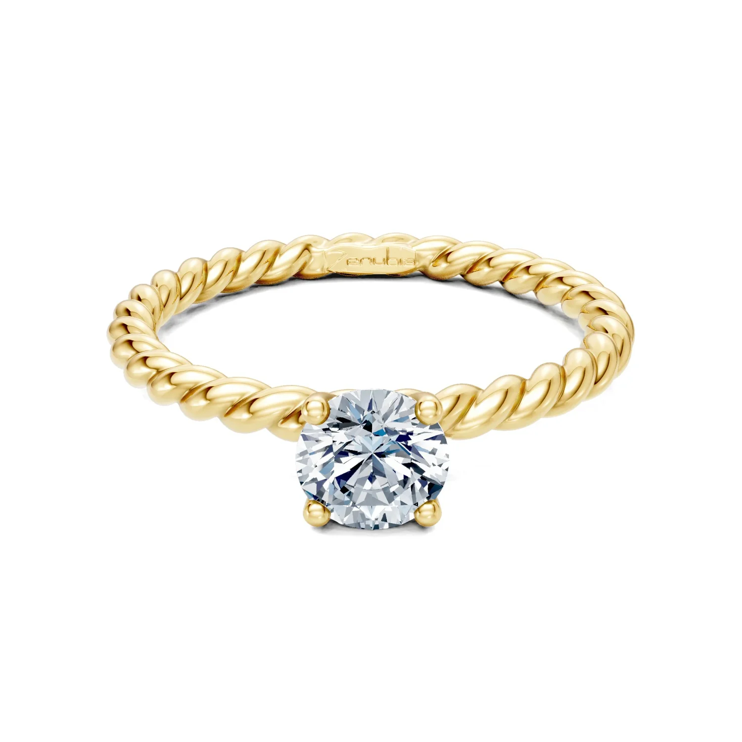 Zenubia_Schmuck_Winterthur_Verlobungsring_FEDORA_front_Gelbgold