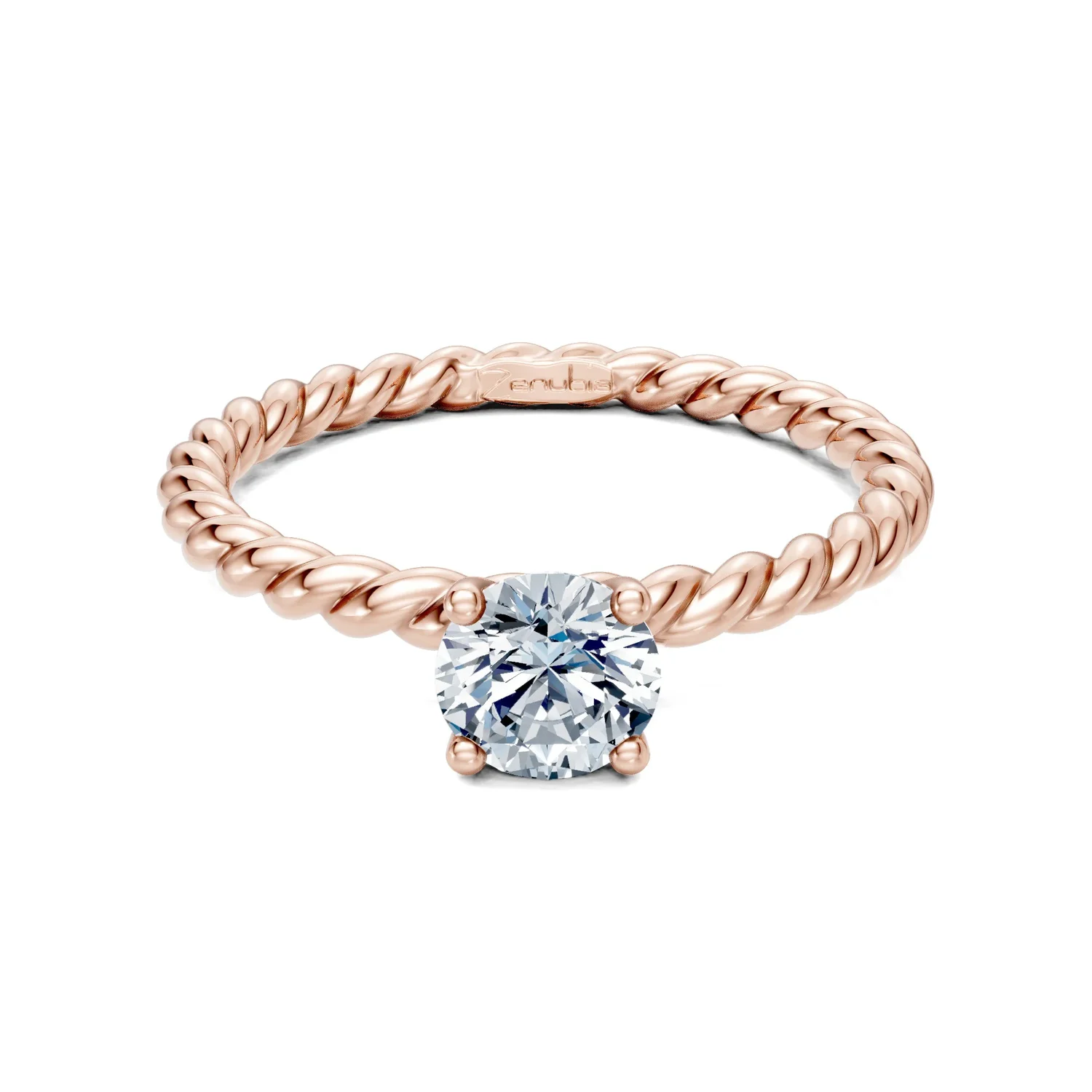 Zenubia_Schmuck_Winterthur_Verlobungsring_FEDORA_front_Rosegold