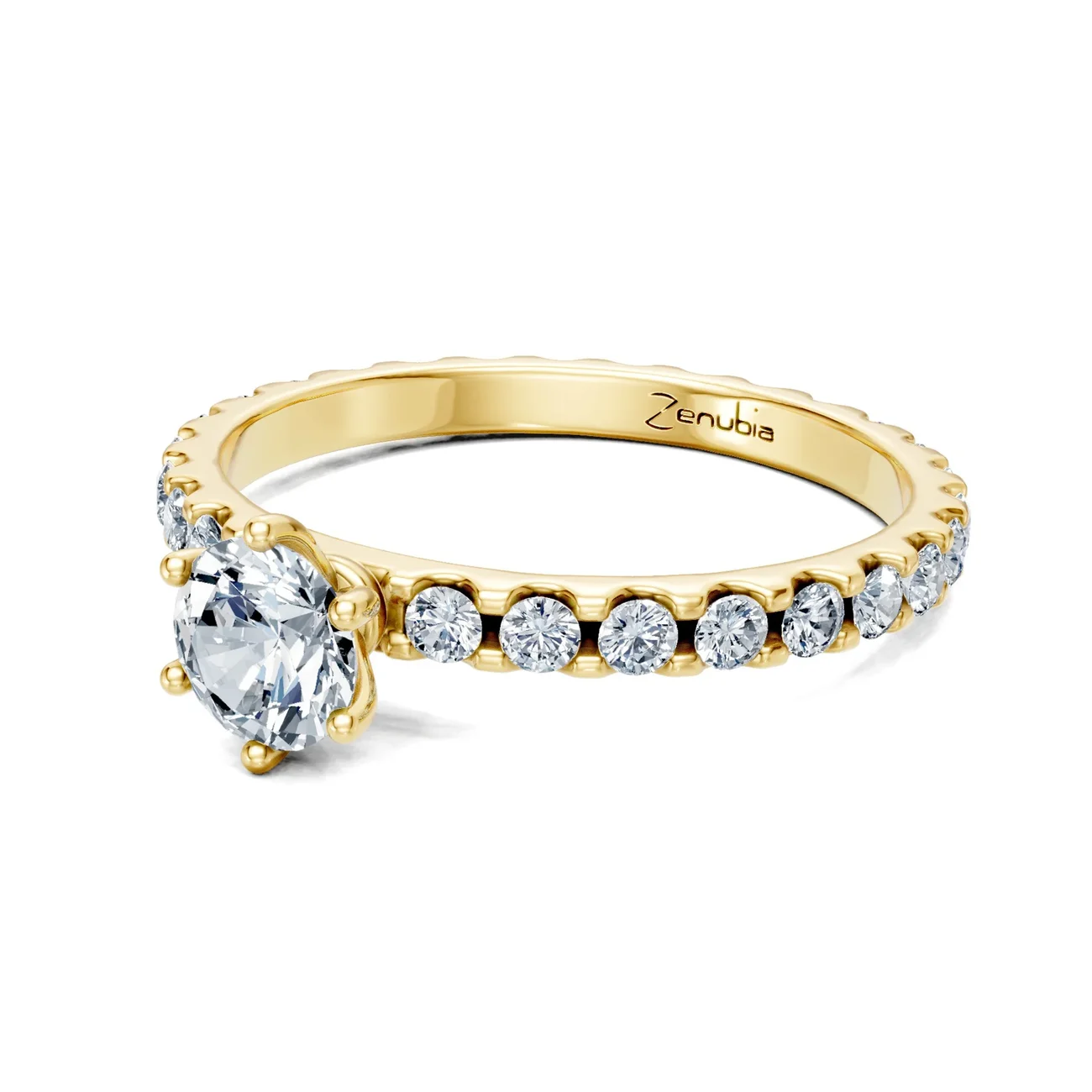 Zenubia_Schmuck_Winterthur_Verlobungsring_FELINA_side_Gelbgold