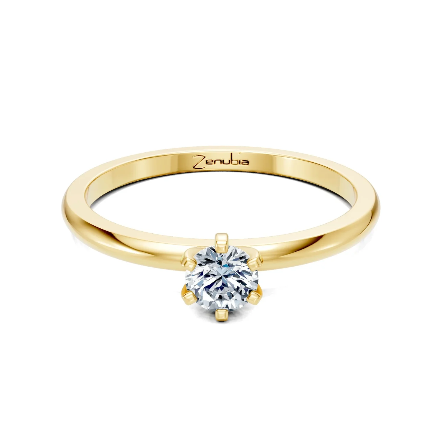 Zenubia_Schmuck_Winterthur_Verlobungsring_FIORELLA_front_Gelbgold