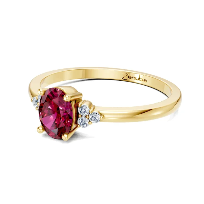 Zenubia_Schmuck_Winterthur_Verlobungsring_FLORINA_side_Gelbgold