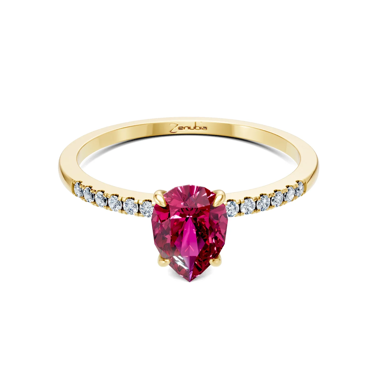 Zenubia_Schmuck_Winterthur_Verlobungsring_FRANCA_front_Gelbgold