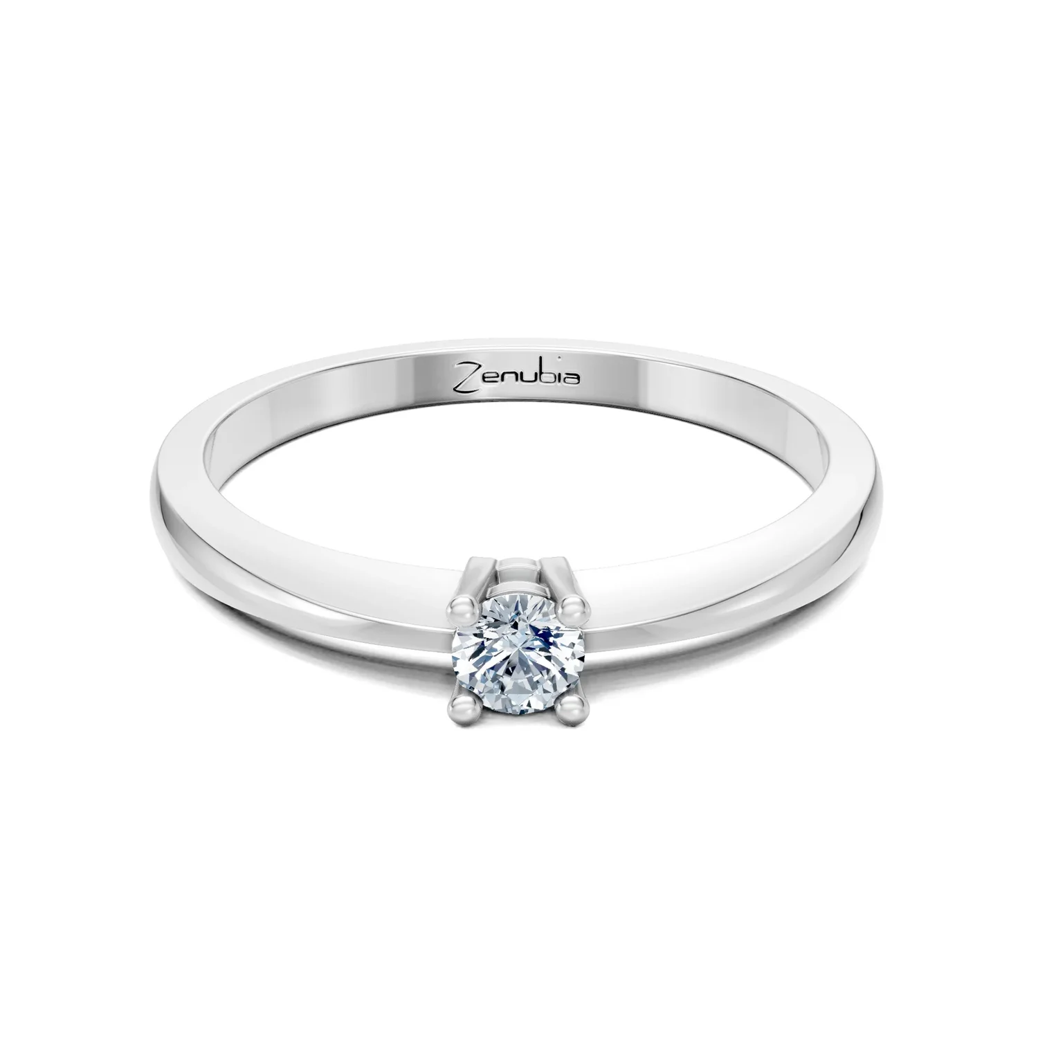 Zenubia_Schmuck_Winterthur_Verlobungsring_MARIE_front_Weissgold