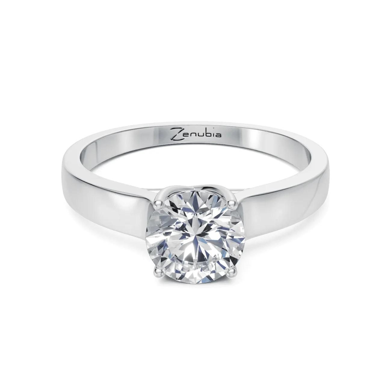 Zenubia_Schmuck_Winterthur_Verlobungsring_MILA_LD_front_Weissgold
