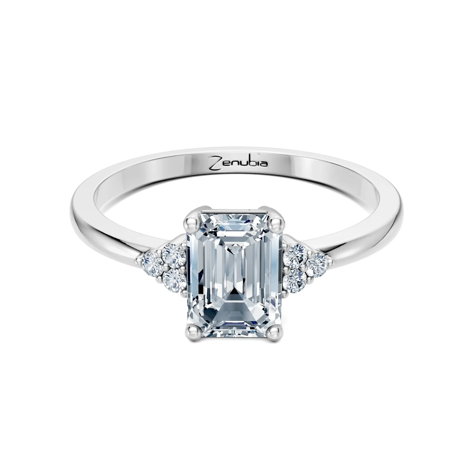 Zenubia_Schmuck_Winterthur_Verlobungsring_PATRICIA_LD_front_Weissgold