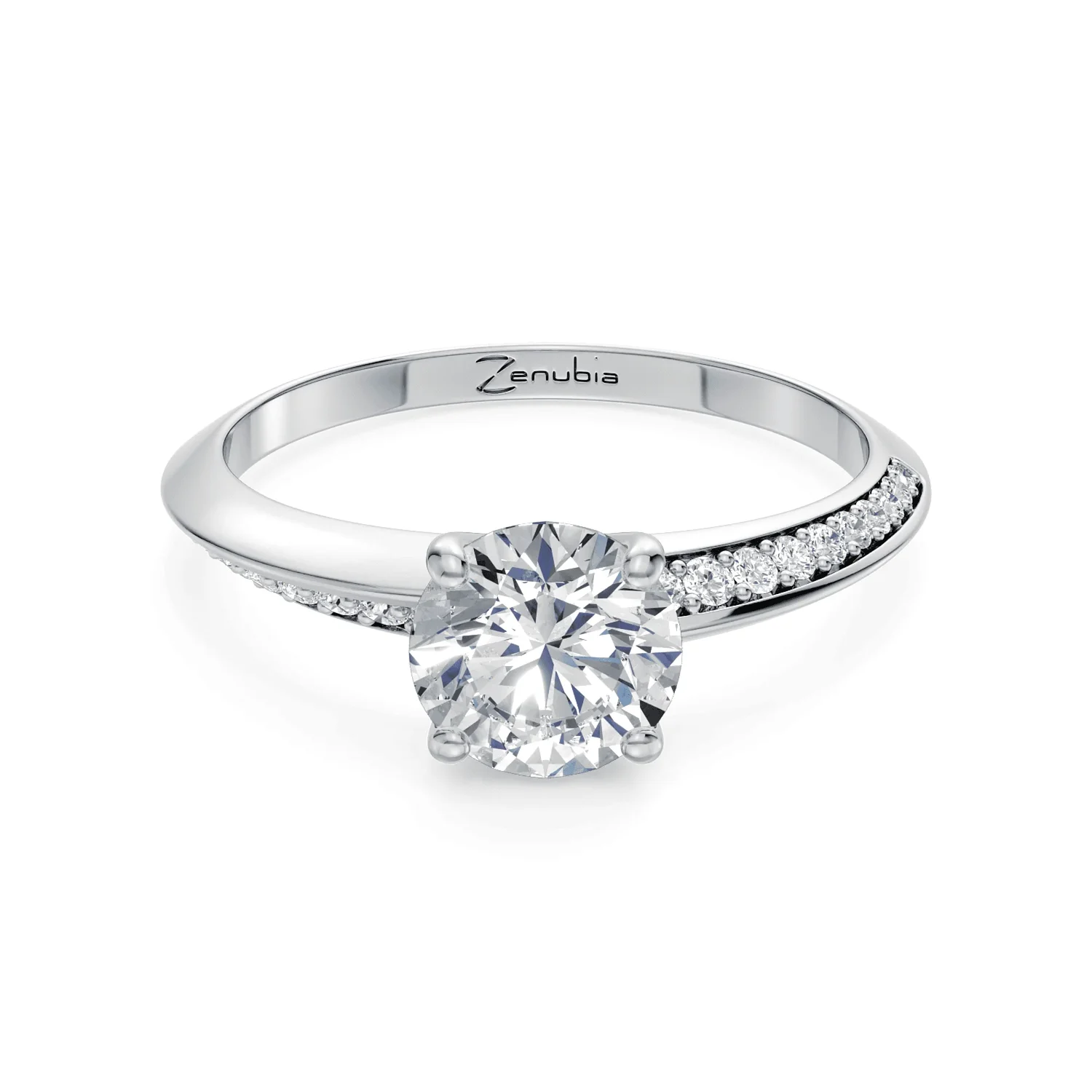 Zenubia_Schmuck_Winterthur_Verlobungsring_SABINA_front_Weissgold