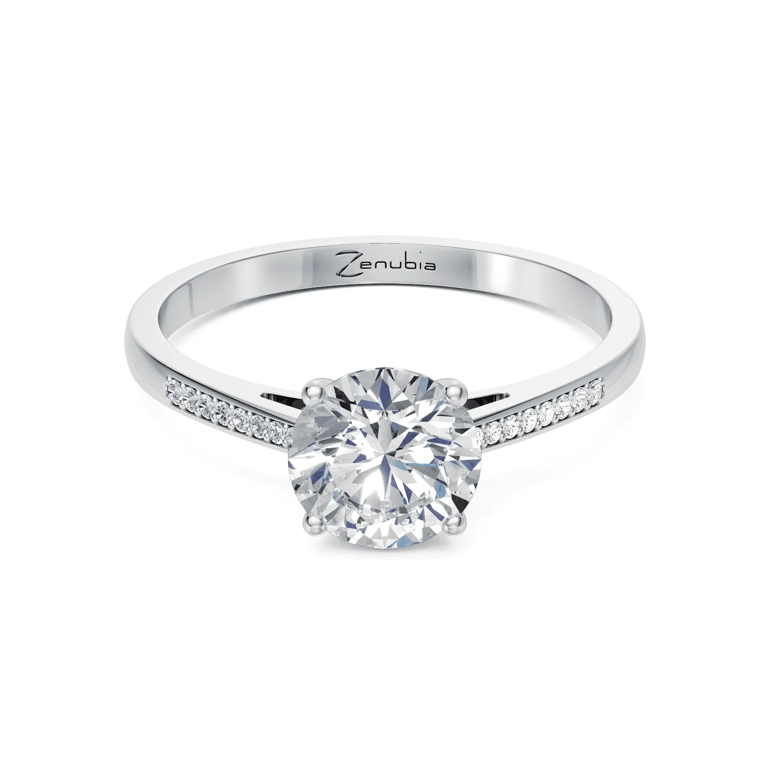 Zenubia_Schmuck_Winterthur_Verlobungsring_SARAH_front_Weissgold