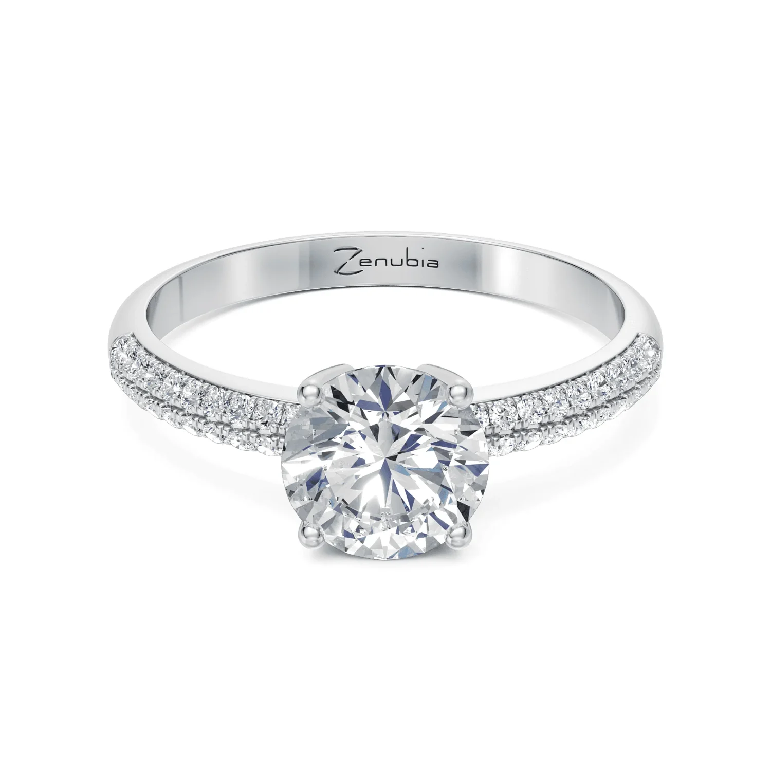 Zenubia_Schmuck_Winterthur_Verlobungsring_STEFANIA_front_Weissgold