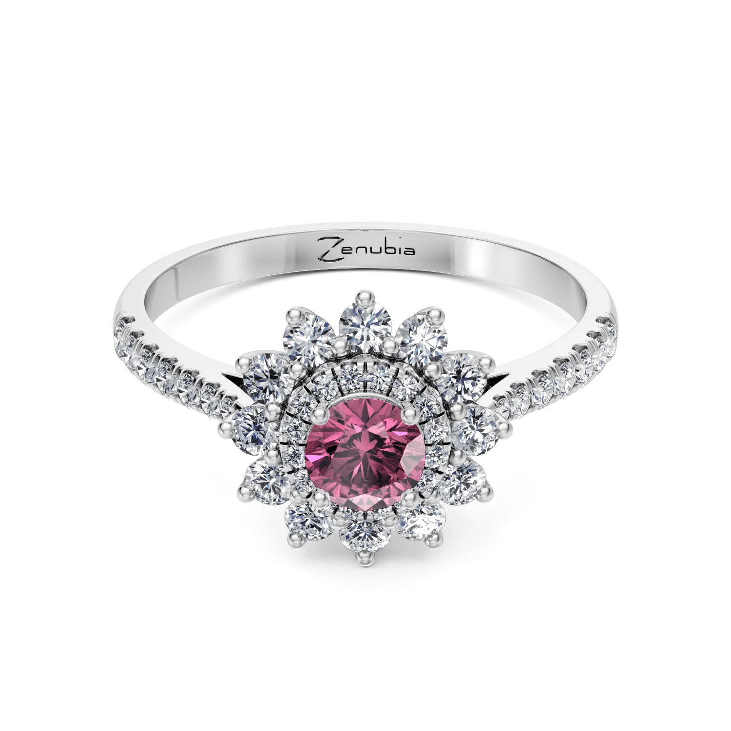 Zenubia_Schmuck_Winterthur_Verlobungsring_Dooris_front_Weissgold