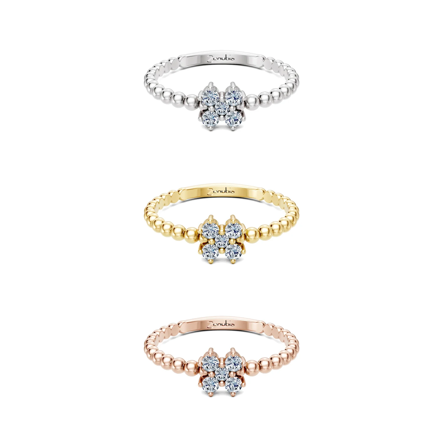 Elin_3erKombi_Elin-Verlobungsring_Zenubia_Weissgold_Gelbgold_Rosegold_Platin