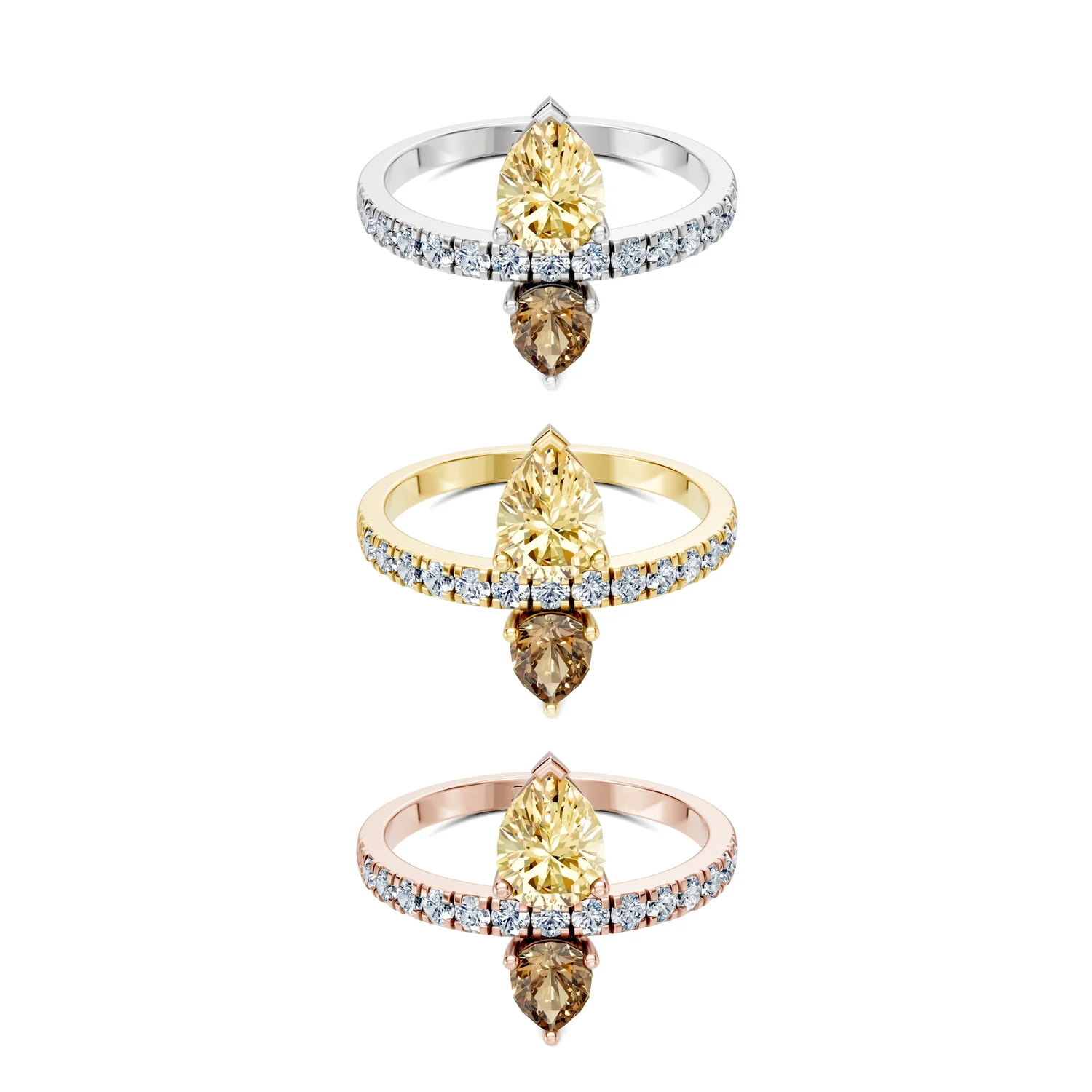 Emilia_3erKombi_Emilia-Verlobungsring_Zenubia_Weissgold_Gelbgold_Rosegold_Platin