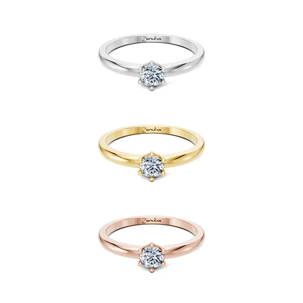 Laisha_3erKombi_Laisha-Verlobungsring_Zenubia_Weissgold_Gelbgold_Rosegold_Platin