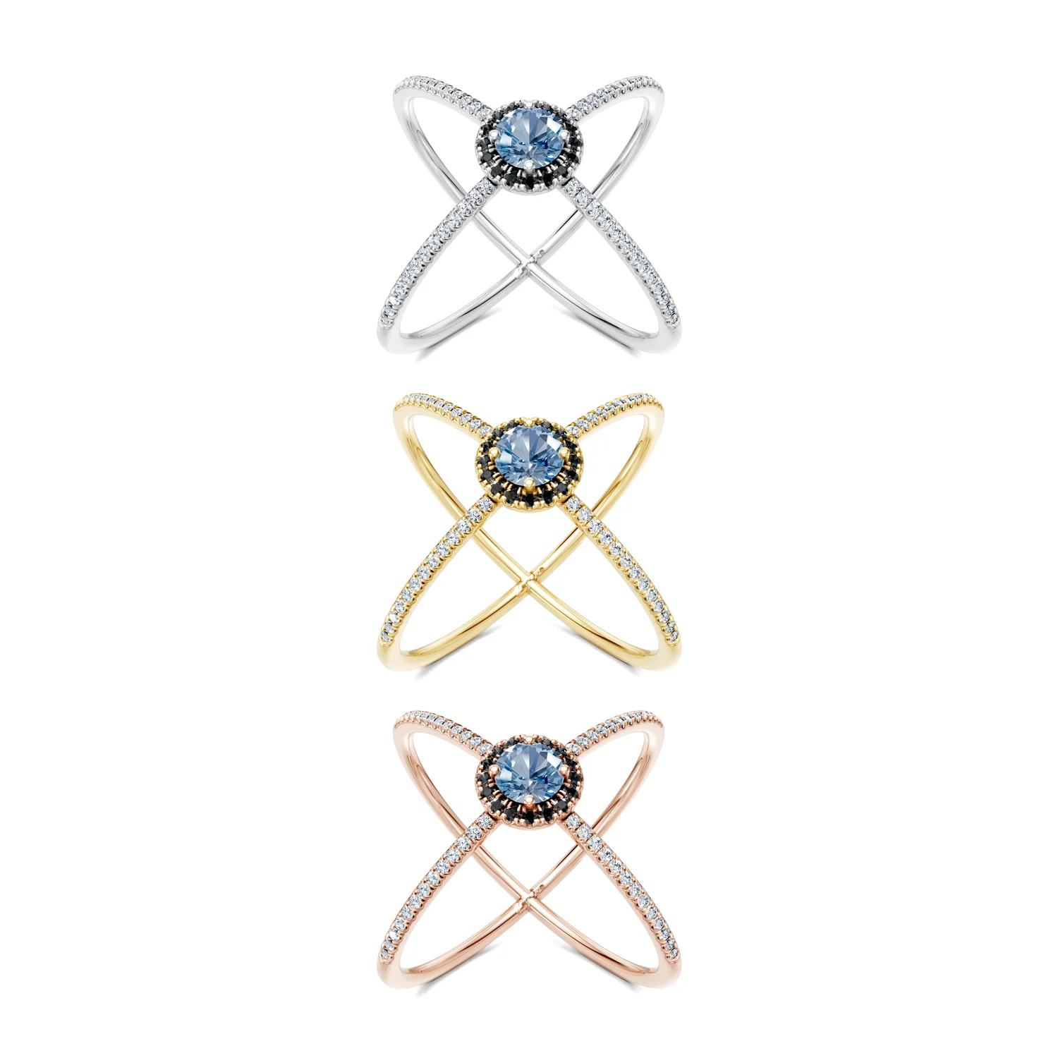 Lavea_3erKombi_Lavea-Verlobungsring_Zenubia_Weissgold_Gelbgold_Rosegold_Platin