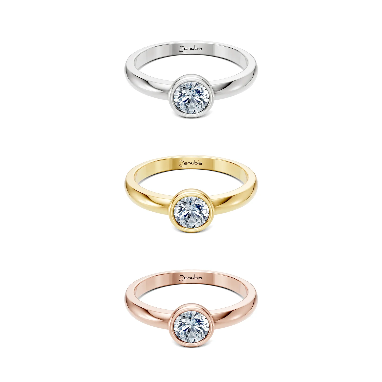 Lea_3erKombi_Lea-Verlobungsring_Zenubia_Weissgold_Gelbgold_Rosegold_Platin